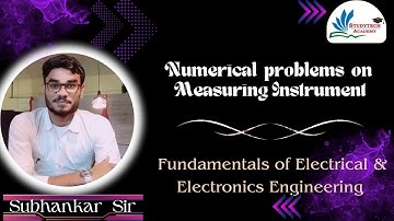 #measuring_instruments || #FEEE by Subhankar Sir @studytecaacademy
