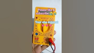 how to test led by multimeter #shorts #viralvideo #pls