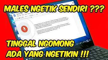 Cara Mengetik dengan Suara (Voice Typing) di Laptop | Bisa Open di Microsoft Word