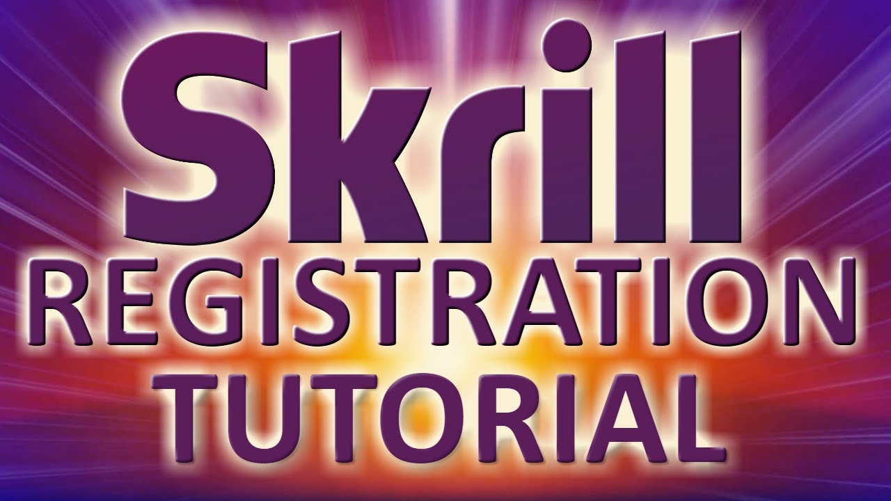 Skrill Sign-up Tutorial Video BET-IBC