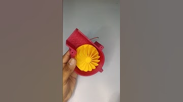 3D printed blower fan! #3dprinting #mechanical #diy