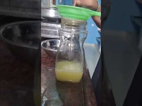 Lemon Juice Storage