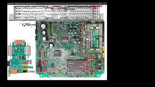 Nissan Maxima 2003 ECU (Hitach) read and write in Renesas  boot mode.