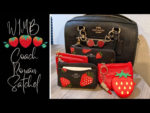 MINI ROWAN SATCHEL STRAWBERRY PRINT