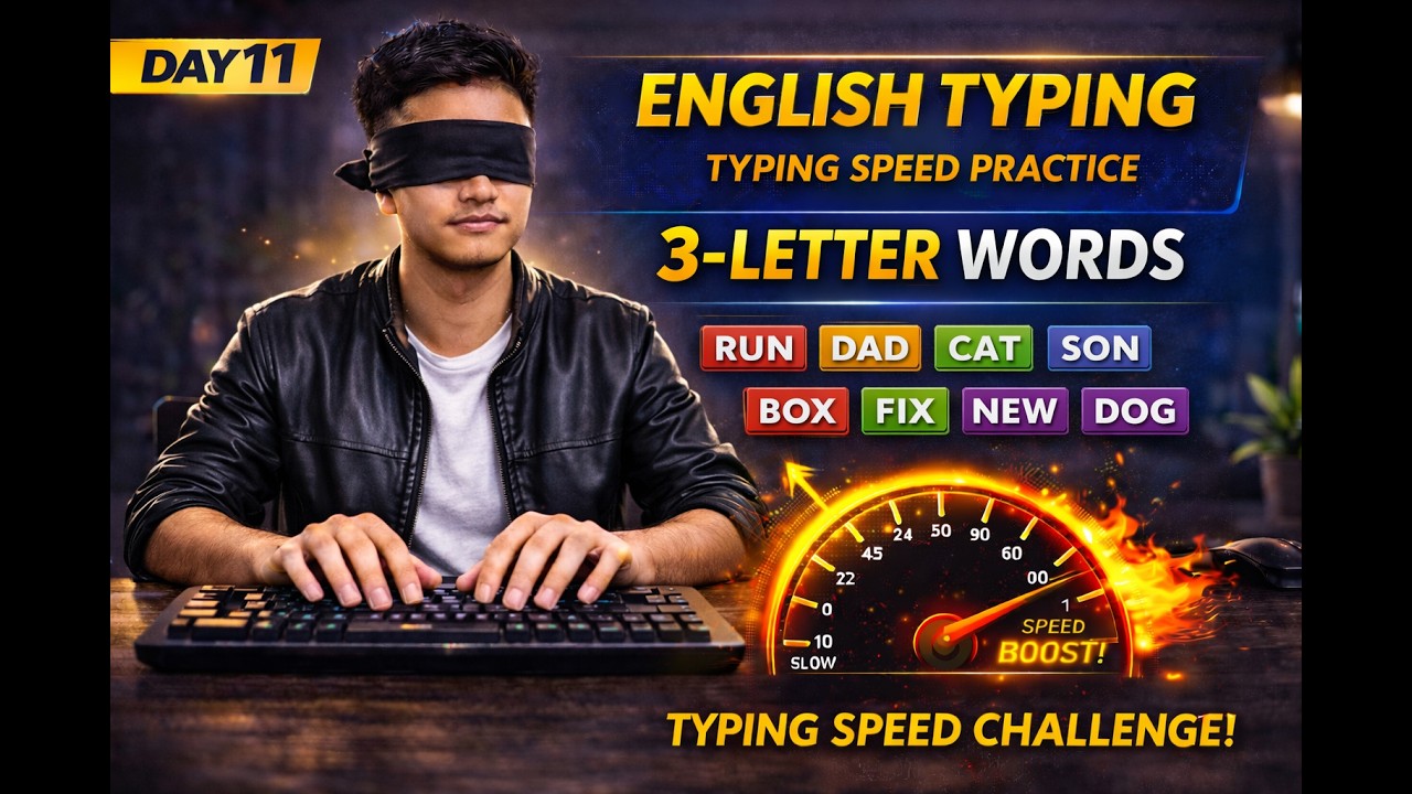 Day 1: How to Increase Typing Speed on the Keyboard | Beginner Tips ...