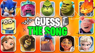 Guess the movie by song 🍿✅ | Trolls,Encanto,Angry Birds,Sing 2, Madagascar,Frozen,Minions, Elemental