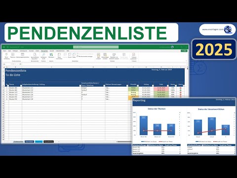 Pendenzenliste Excel Vorlage Tutorial Anleitung Youtube