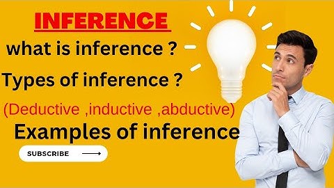 Inference-What is an inference?|types of inferences|examples of inference in urdu and hindi