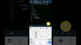 Print Number Patterns in Python! 🐍 #shorts #python @behindEnemyCode-x2i