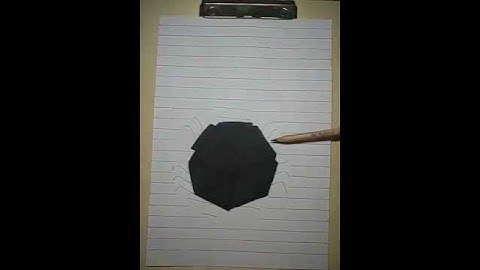 How to Draw 3D Circular Hole   Trick Art on Paper 5