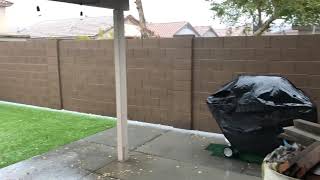 Rain hail snow in Phoenix AZ - January 25 2021