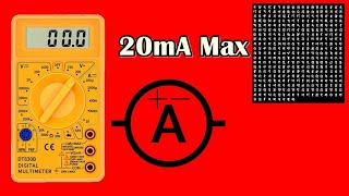 Measure Amperage With Multimeter 20Ma Max