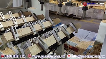 MÁY CNC 4 TRỤC 16 DAO | BÀN KẸP LẬT 180 ĐỘ KW T4X4 24S