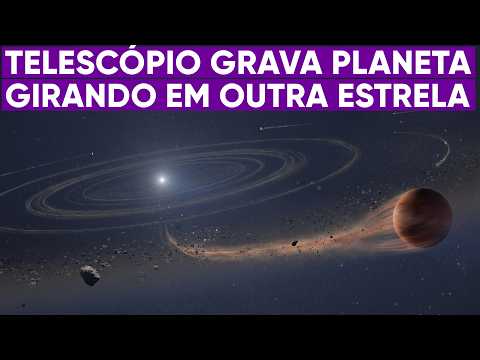 Planeta é gravado girando em outra estrela