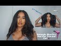 How To Blow Dry, Flat Iron and Curl Natural Hair | Shevy