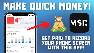 How to Make Money Recording Your Screen Time! | QUICK Tasks with the Measure MSR App (2024) screenshot 4