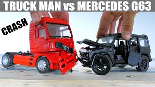Truck vs Mercedes G63 / CRASH Test