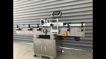 Step 2 how to adjust round container label application machine for different sizes bottles