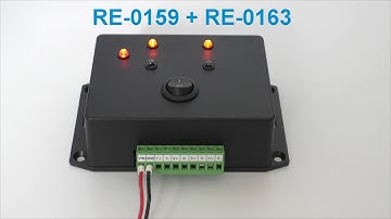 RE-0159 Rembrandt Electronics 4 Channel LED Flasher for Traffic and emergency vehicles.