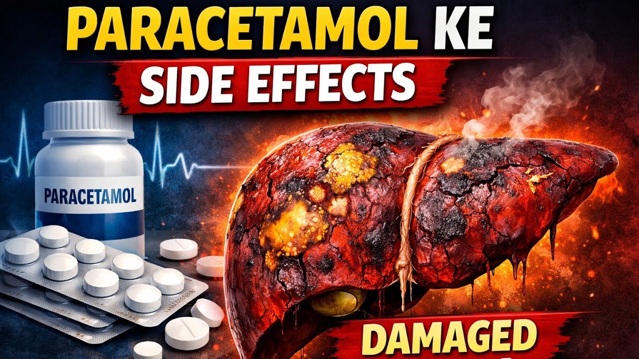 Paracetamol side effects || liver damege || khane se pahale dekh lo || Rushi The Pharmacist || 