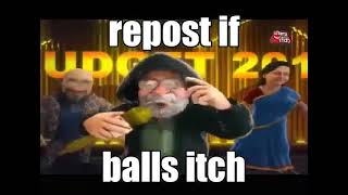 Repost if Balls Itch meme (please hashtag) #repostifballsitch