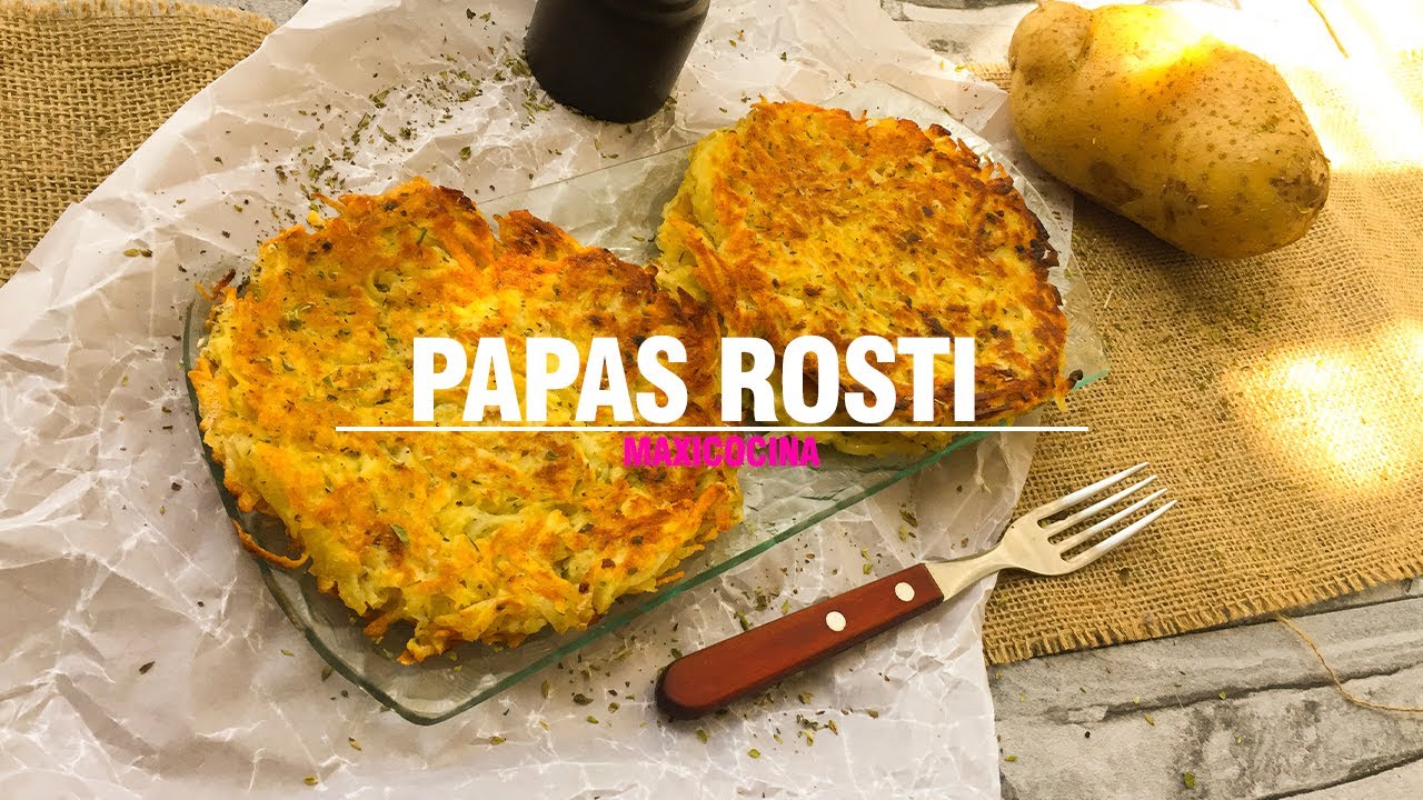 PAPA ROSTI | Receta facil y economica | Maxi Cocina - YouTube