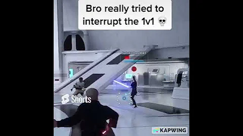 What happens when you interrupt the 1v1 🤩..
