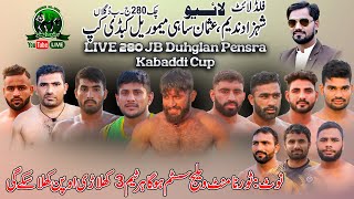 🔴LIVE 280 JB Duhglan Pensra Kabaddi Cup Top 4 Club Village System 1st Jun 2024