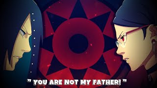 Sarada VS Evil Sasuke Is The Saddest Fight In The Series! | Music Video |  #naruto #sarada #boruto