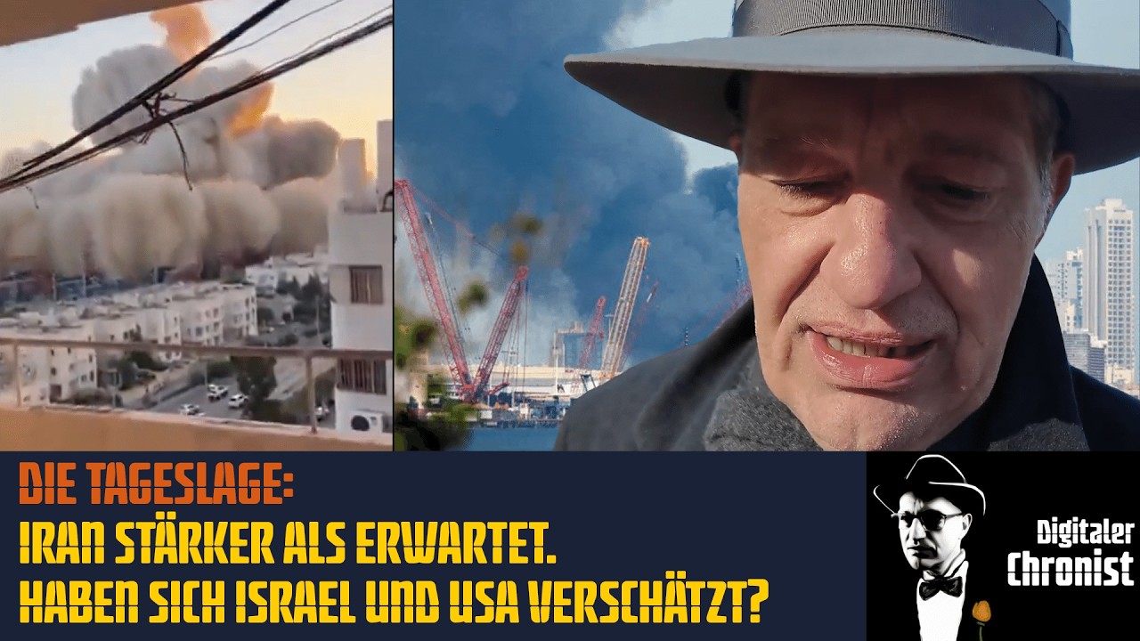 Die Tageslage: Iran stärker als erwartet. Haben sich Israel und USA verschätzt?