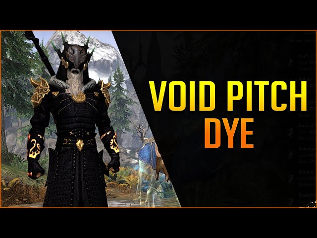 Void Pitch Dye - Farming the Achievements to unlock the Dye - Elder Scrolls  Online 