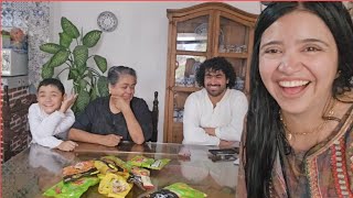 PROBANDO BOTANA DE EGIPTO + VLOG de GUS y ALI LES TRAJO REGALOS A MI FAMILIA