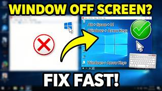 How to Move a Window That is Off screen