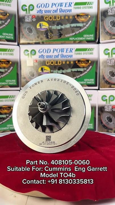 Part No. 408105-0060 Suitable For: Cummins Eng Garrett Model TO4b #turbocharger