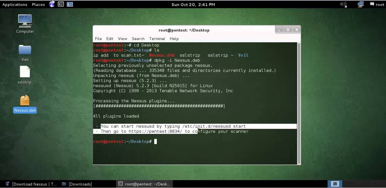 download nessus for kali linux