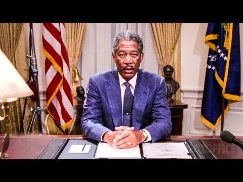 Quand Président Morgan Freeman fait un discours, tout le monde écoute