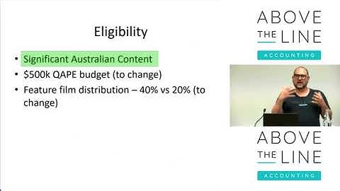 ELIGIBILITY FOR PRODUCER OFFSET  | 2021 Legalwise Seminar