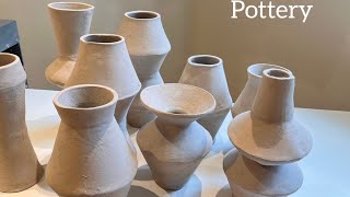 How to make a ceramic Vase | Slab building technique | Zen Pottery