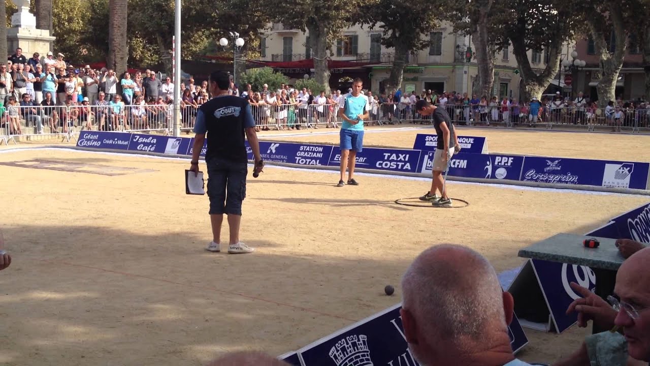 Miniature : Dylan ROCHER vs Claudy WEIBEL : finale du tir de précision Ile Rousse 2013