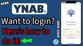 How to Log In to YNAB App (You Need A Budget) Easily Access YNAB App Securely in 2025