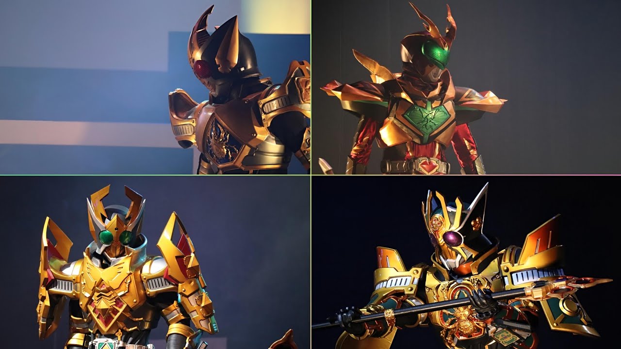Kamen Rider Blade【 All Primary Users Henshin & Forms 】