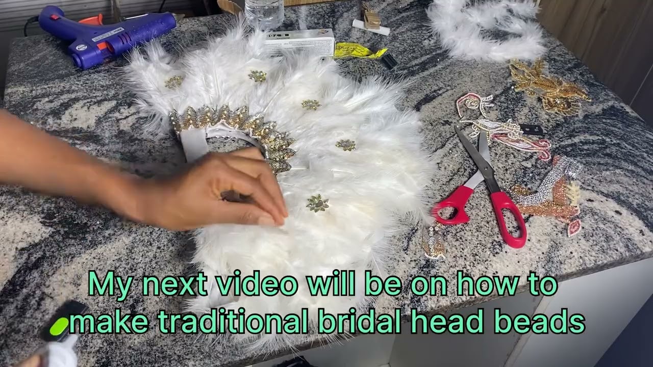 HOW TO MAKE YOUR BRIDAL HANDFAN : DIY Beginner friendly 