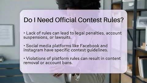 Do I Need Official Contest Rules? - Everyday-Networking