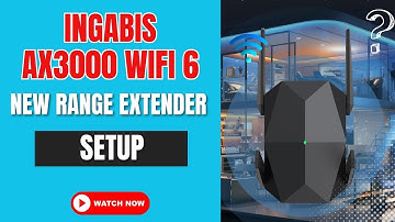 BOOST Your WiFi with Ingabis AX3000 WiFi 6 Range Extender Setup!