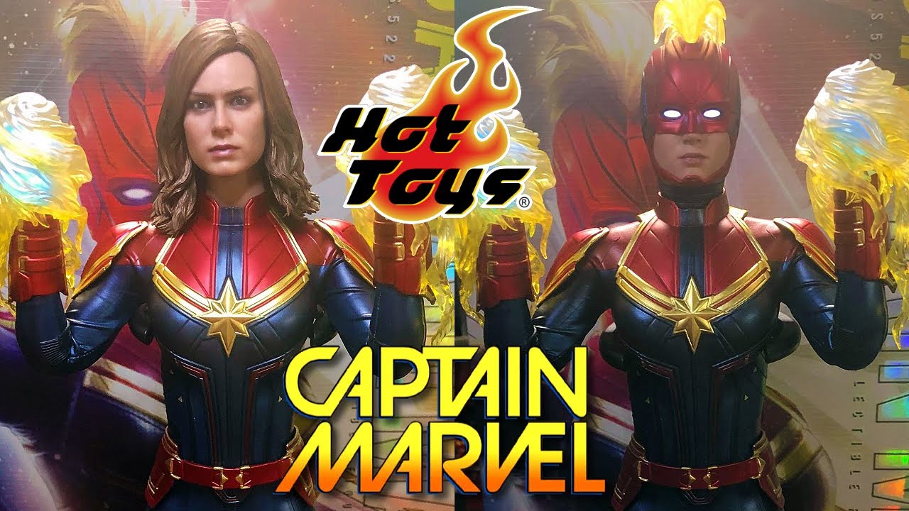 Hot Toys Captain Marvel Deluxe Version 1/6 Scale Figure Unboxing