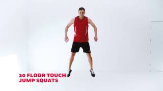 41 20 Floor touch jump squats