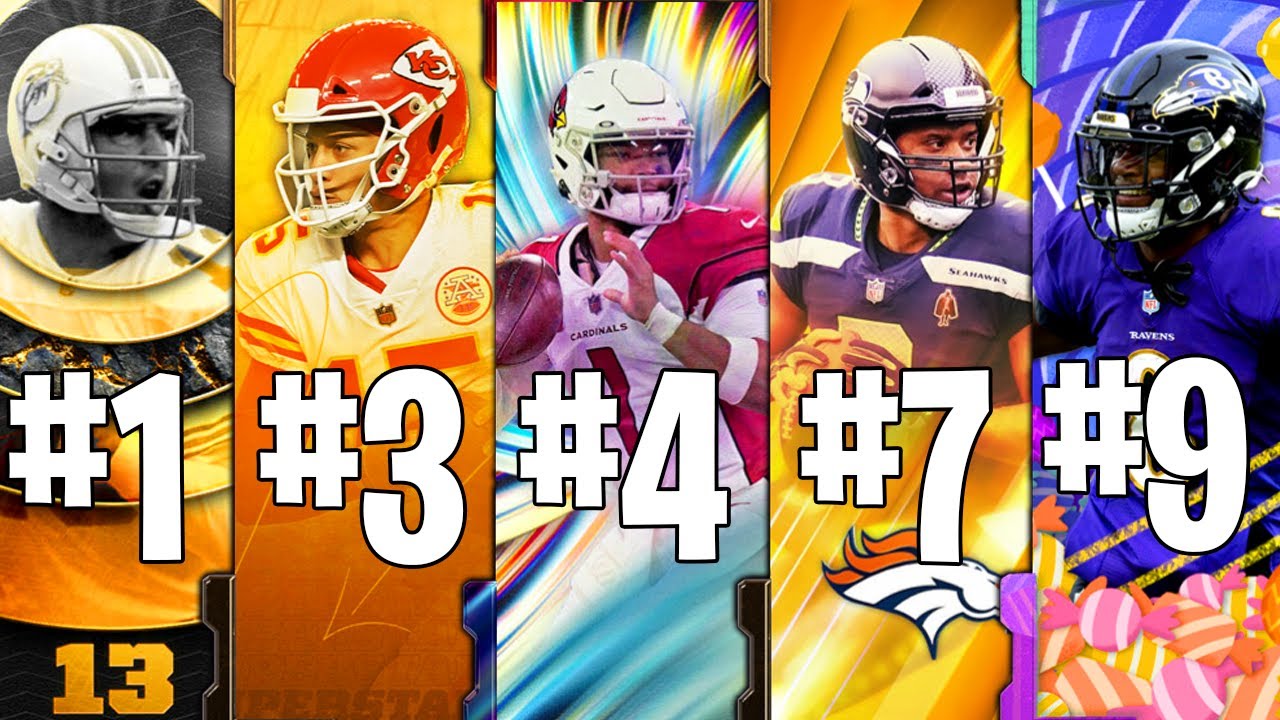 Top 10 Quarterbacks in Madden 22.. YouTube