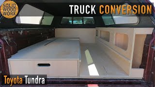 Toyota Tundra Truck Bed Camping Build