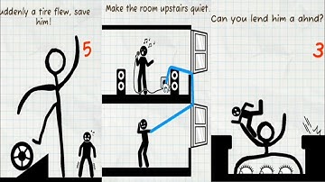 Draw 2 save:stickman puzzle game level 211*246*248*263*270*292||#draw2save||#subscribe.