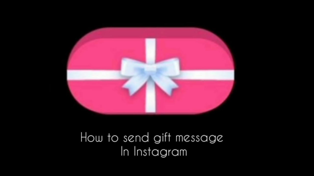 How to send gift message in Instagram *(New feature in